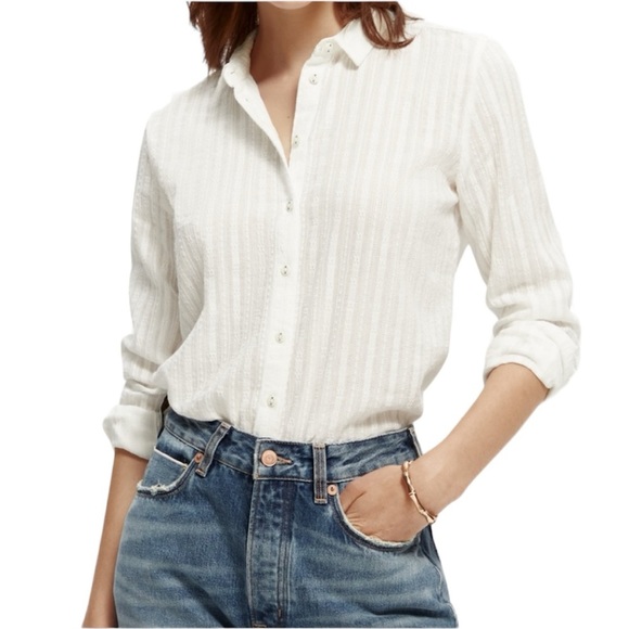Anthropologie Tops - ANTHROPOLOGIE Cotton Blouse